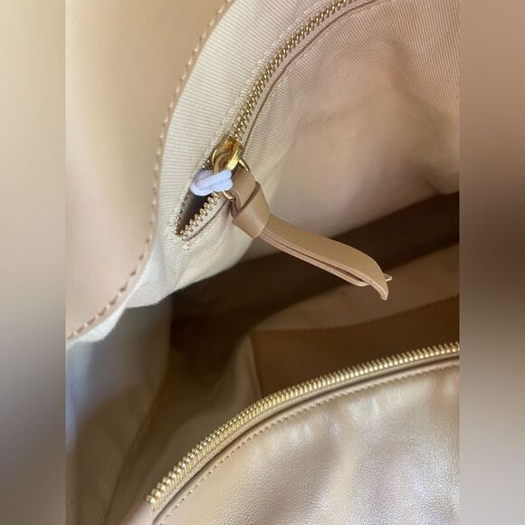 FRAME  Women's Bag Ilona Hamer Tan Leather  Shoulder Bag Made In Ítaly NWT - Picture 6 of 16